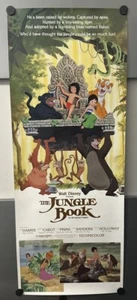Jungle Book Disney 1984 MOVIE POSTER Original Insert Size 14x36 Inch Animation - Picture 1 of 19
