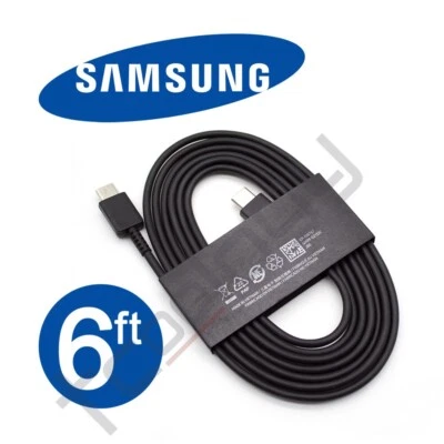 NEW!!! Original Samsung Galaxy S25 S24 Series USB-C 6FT Super Fast Charge Cable - Image 1 of 3