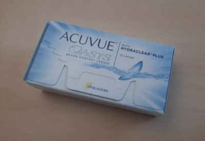 Acuvue OASYS Hydraclear PLUS, 2-Wochenlinsen, 12 Stück, BC 8.4, Stärke: -3,50 - Bild 1 von 2
