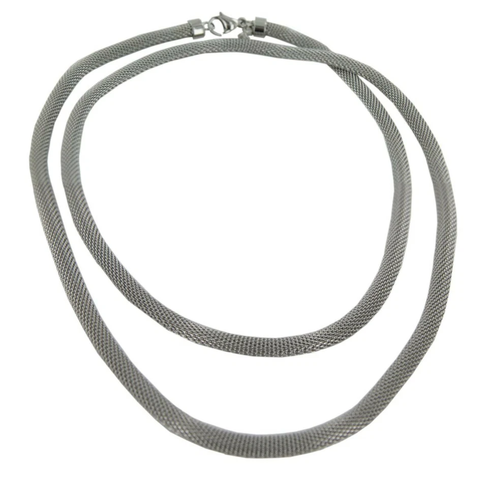 Skagen Ladies Necklace Silver Stainless Steel Mesh Silver JNSS037L - Image 1 of 1