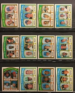1972 Topps Baseball League Leaders Set of 12 Cards #'s 85-96 VG-EX+ Sku2A - Picture 1 of 6