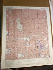 Inglewood CA LA County USGS Topographical Geological Survey Quadrangle Map