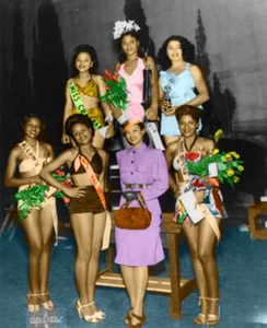 12 Gorgeous Women African American Beauty Pageants 1950s 8 x 10 Photo - Picture 1 of 1