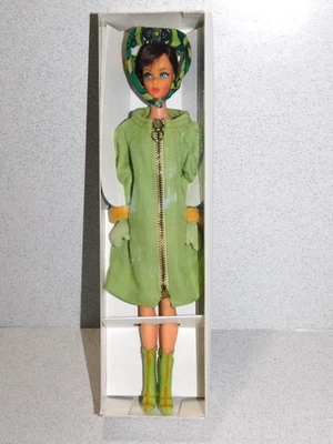 Barbie VINTAGE 99% Complete Marx BRANIFF STEWARDESS BOARDING COAT Outfit w/Doll! - Image 1 of 4