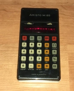 Aristo M 85 Vintage Taschenrechner Defekt, Bastlergerät, kaputt, ZUSTAND GUT - Bild 1 von 5