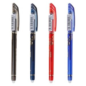 Penna gel cancellabile 0,38 mm con ricariche blu rosso nero scuola ufficio cancelleria - Foto 1 di 11