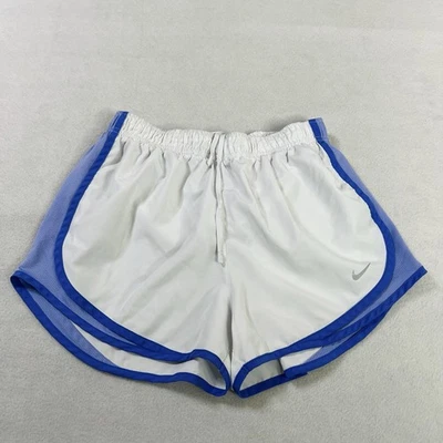 Pantalones Cortos para Correr Nike Dri-FIT Medianos Blancos Para Mujer Calzoncillos Incorporados Gimnasio Atlético Foto 1 de 4