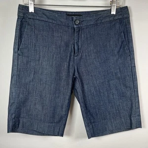 Banana Republic Women's Hampton Fit Shorts Size 26/2 Navy Blue Bermuda Stretch S - Picture 1 of 8