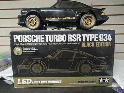 One Doller 无底价田宫保时捷 Turbo Rsr 类型 934 1/10 Rc 状况良好 — 第 1/4 张图片