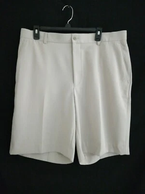 Pantalones cortos de golf Alan River color tostado crema frente plano talla 36 Z12 Foto 1 de 4