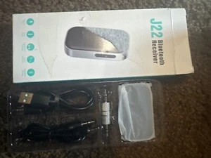J22 Bluetooth AUX Adapter Empfänger für Auto Freisprecheinrichtung Anrufgeräuschunterdrückung - Bild 1 von 1