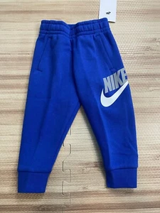 Nike Toddler Joggers Size 2T Royal Blue Sweatpants Athletics Pants - Picture 1 of 6