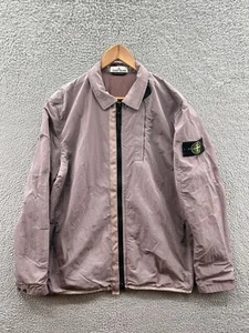 Stone Island 2018 Pink Quart Over Shirt Windbreaker Jacke Größe Large - Bild 1 von 5