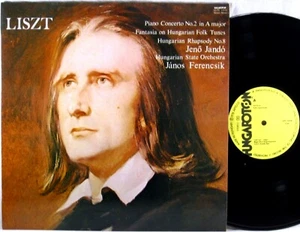 HUNGAROTON 1978 Liszt JENO JANDO Piano Concerto/Fantasia FERENCSIK SLPX-12024 NM - Imagen 1 de 3