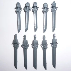 Warhammer 40K Caballeros Grises Terminator Escuadrón Falchions x 10 [Bits] - Imagen 1 de 2