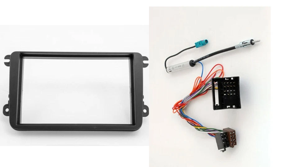 urgente - Volkswagen Seat Skoda Marco Montaje Radio 2DIN cable telealimentador - Imagen 1 de 1