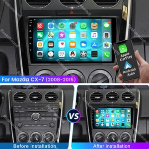 For MAZDA CX-7 2007-2014 Android13 Carplay Car Stereo Radio GPS Navi WIFI BT SWC - Foto 1 di 14