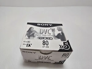 Videocassetta digitale DVM80 Sony DVC 80 minuti nuova con scatola sigillata - Foto 1 di 5
