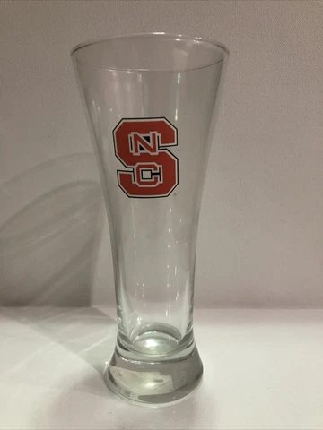NC STATE Collegiate Glass 12oz Cover
