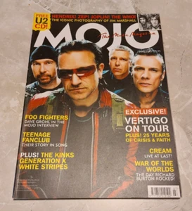 MOJO MAGAZINE ~ JULY 2005 # 140 U2 FOO FIGHTERS TEENAGE FANCLUB THE KINKS CREAM - Picture 1 of 1