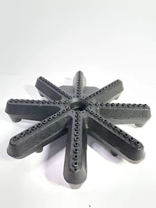 Montague 3346-4 Ersatz 8-3/4" Gusseisen 8 Bein Stern Spinne Brennerkopf - Bild 1 von 8