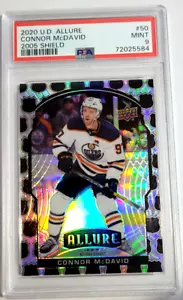 2020 Upper Deck Allure Connor McDavid #50 2005 NHL SHIELD PSA 9 OILERS - Bild 1 von 6