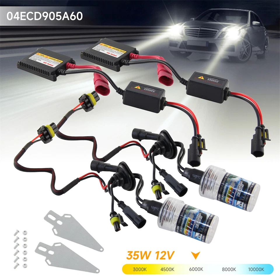 9005 SUPER XENON HID SLIM HID XENON KIT SINGLE BEAM DC 12V 35W 6000K  Xenon - Image 1 of 4