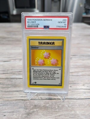 Pokemon Beleber GERMAN Base Set 89/102 1st Edition PSA 10 Gem Mint *Rare* - Image 1 of 4