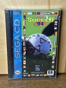 Championship Soccer '94 (Sega CD, 1994) Rare HTF New Sealed Free Shipping - Picture 1 of 19