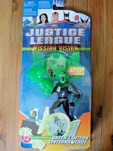 GREEN LANTERN Justice League Mission Vision John Stewart 2003 DC Figure - Picture 1 of 1