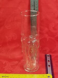 Vintage Libby 1960 Mid century 3D Female Body 9" Highball Glass / Vase