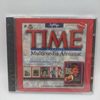 Time Magazine Multimedia Almanac CD Softkey History CD-ROM for Windows PC - Image 1 of 2