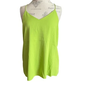 Bright Green Tank Top Buckhead Betties NWT Size Large Made In India - Picture 1 of 12