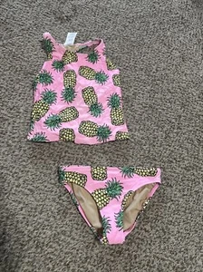 Crewcuts Size 6/7 Pineapple Pink Tanking Swim - Picture 1 of 1
