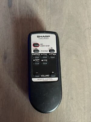 SHARP CAMCORDER REMOTE G0085TA for VLA10 VLA10T VLA40U VLA45U VLA110 VLA110U - Image 1 of 4