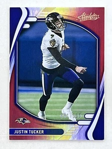 Justin Tucker 2021 Panini Absolute Spectrum Red /100 #31 Sports NFL Ravens Card - Picture 1 of 2