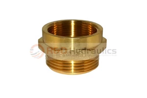 Adaptador de latón Fire Hydrant 1-1/2"" FPT x 1-1/2"" NST(M) - Imagen 1 de 3