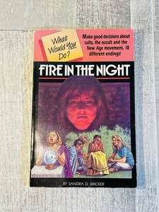 FIRE IN THE NIGHT (WHAT WOULD YOU DO) By Sandra D. Bricker RARE Christian - Imagen 1 de 3
