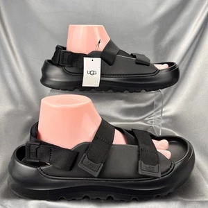Sandalias deportivas UGG Stratus para hombre talla 12/45 negras con tiras impermeables zapatos de verano - Imagen 1 de 20