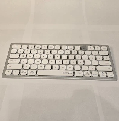 Kensington K75504 Dual Wireless Compact Keyboard Silver - Image 1 of 2