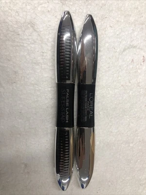 L'OREAL SUPERSTAR FALSE LASH DOUBLE ENDED MASCARA - BLACK  X2 - Image 1 of 3