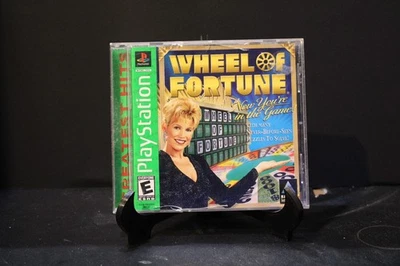 Jeopardy! Greatest Hits & Wheel of Fortune (Sony PlayStation 1, 1999) CIB - Image 1 of 3