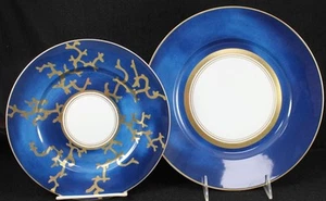 Raynaud Cristobal Marine Set of Dinner and Dessert Plate - Picture 1 of 8