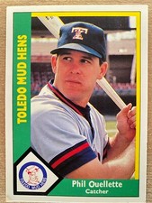 1990 CMC #13 Phil Ouellette Toledo Mud Hens