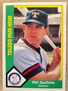 1990 CMC #13 Phil Ouellette Toledo Mud Hens