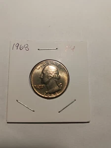 1968 Washington Quarter - Unc. - Picture 1 of 2