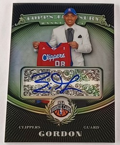 2008-09 Topps Eric Gordon Auto Chrome Refractor Autograph Treasury Phoenix Suns