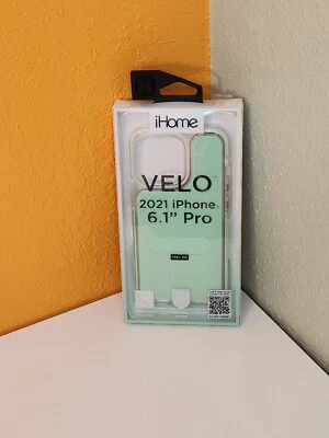Funda Silicona Impacto iHome VELO 2021 iPhone 6.1" Pro Sea Foam Verde Foto 1 de 4