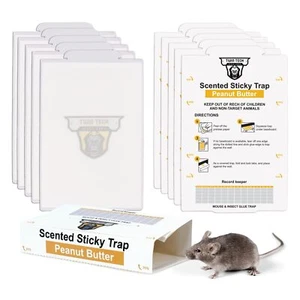 Glue Traps for Mice - 72-Pack Pre-Baited Glue Boards for Mice - Extra Strengt... - Picture 1 of 7