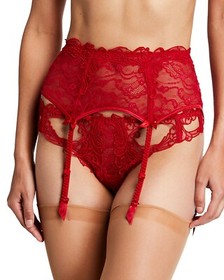 Lise Charmel 272238 Women's Soir De Venise Suspender Belt Red Size M